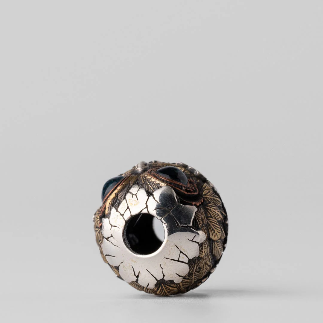 Owl (eggshell) Lanyard Bead - Image 4